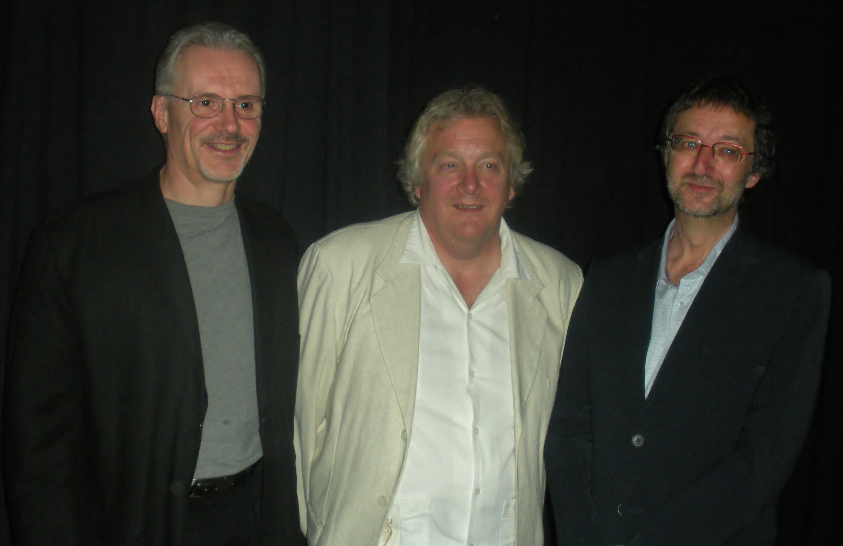 L-R: Douglas Smith, Hayden Trenholm and Guy Gavriel Kay